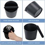 Chilamics 6-Inch Espresso Knock Box with Silicone Rod