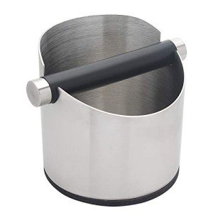 Stainless Steel Espresso Knock Box with Removable Bar