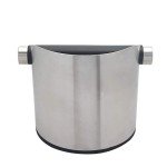 Stainless Steel Espresso Knock Box with Removable Bar