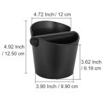 Compact Rubber Coffee Knock Box for Easy Brewing