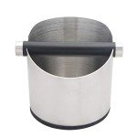 Stainless Steel Espresso Knock Box with Removable Bar