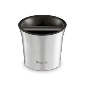 Breville Knock Box for Espresso, Silver