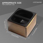 Kyonano Espresso Knock Box for Coffee Grounds