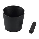 Barista-Style 4.8" Knock Box with Non-Slip Base