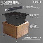 Kyonano Espresso Knock Box for Coffee Grounds