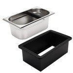 Stainless Steel Espresso Knock Box with Holder