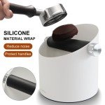 Large Non-Slip Espresso Knock Box for Baristas