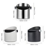 Large Non-Slip Espresso Knock Box for Baristas