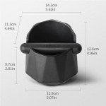 Diamond Shape Espresso Knock Box with Cleaning Brush