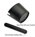 Espresso Knock Box with Removable Tamper Stick