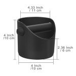 Compact Coffee Knock Box with Removable Bar