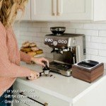 Large Knock Box for Espresso Grounds and Tamping