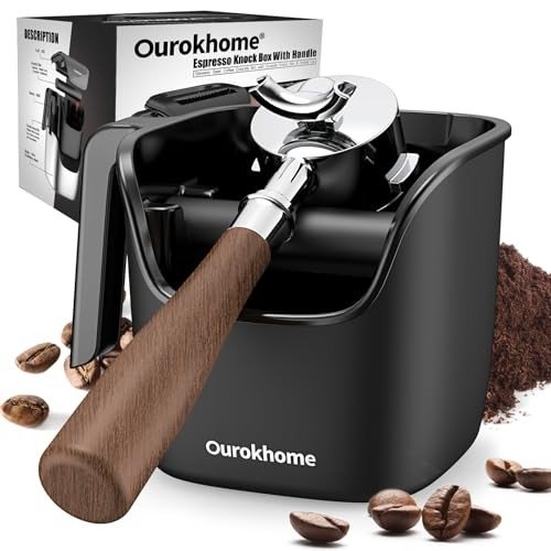 Ourokhome Stainless Steel Espresso Knock Box