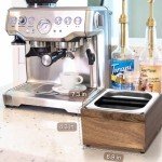 Large Knock Box for Espresso Grounds and Tamping