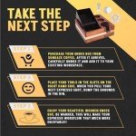 58.5mm Wooden Tamper Box with Removable Metal Basket