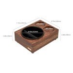 Wooden Espresso Knock Box and Tamping Station