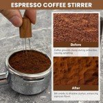 Sapele Wood Espresso Tamping Station & Accessories