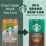 Starbucks Espresso & Cream Ready-to-Drink Coffee, 12 Pack