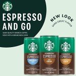 Starbucks Espresso & Cream Ready-to-Drink Coffee, 12 Pack