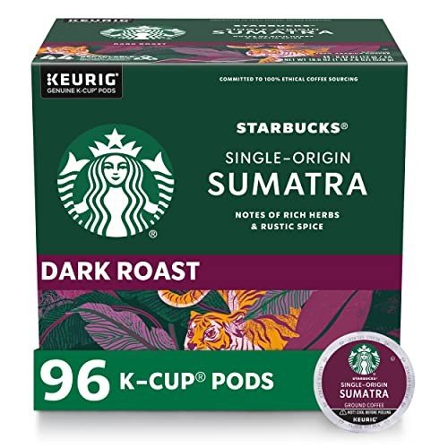 Starbucks Dark Roast Sumatra K-Cup Coffee Pods