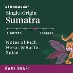 Starbucks Dark Roast Sumatra K-Cup Coffee Pods