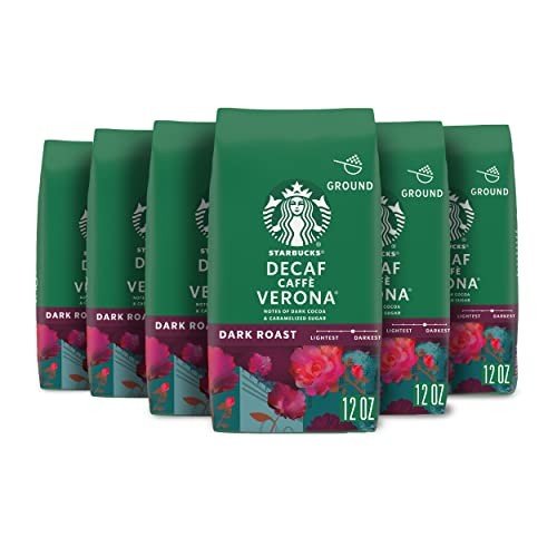 Starbucks Decaf Dark Roast Caffè Verona Box