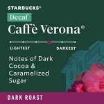 Starbucks Decaf Dark Roast Caffè Verona Box