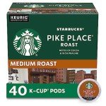Starbucks Pike Place Medium Roast K-Cups - 40 Pods
