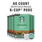 Starbucks Half-Caff Medium Roast K-Cup Pods Bundle