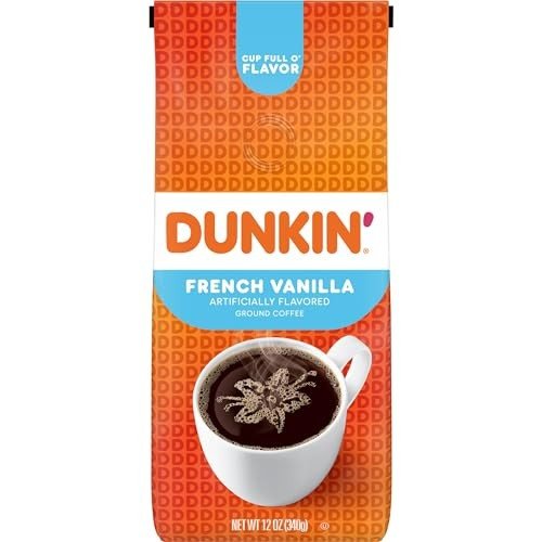 Dunkin' French Vanilla Ground Coffee Subscription Box