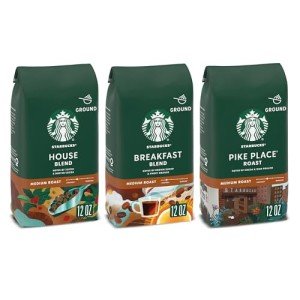 Starbucks Medium Roast Coffee Variety Pack, 3 Bags