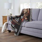 Northwest NFL Atlanta Falcons Unisex-Adult Woven Tapestry Throw Blanket, 48" x 60", Home Field Advantage