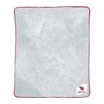 NORTHWEST NFL Silk Touch Sherpa Throw Blanket - Soft & Fluffy - Great for Gamedays - 60" x 50" - Experience Ultimate Comfort (Arizona Cardinals - Cardinal)