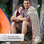 NORTHWEST NFL Silk Touch Sherpa Throw Blanket - Soft & Fluffy - Great for Gamedays - 60" x 50" - Experience Ultimate Comfort (Arizona Cardinals - Cardinal)