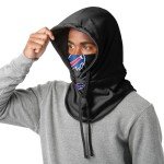 FOCO Buffalo Bills NFL Black Drawstring Hooded Gaiter