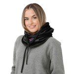 FOCO Buffalo Bills NFL Black Drawstring Hooded Gaiter