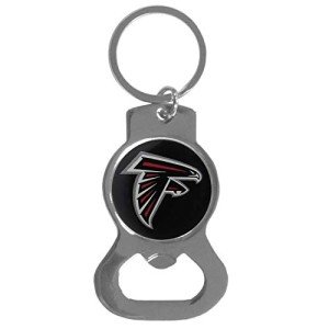 NFL Siskiyou Sports Fan Shop Atlanta Falcons Bottle Opener Key Chain One Size Team Color,Black