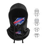 FOCO Buffalo Bills NFL Black Drawstring Hooded Gaiter