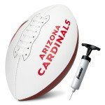 Franklin Sports NFL Arizona Cardinals Autograph Football - Official Size White Panel Souvenir Football for Autographs + Signatures - NFL Team Fan Shop Memorabilia Ball for Display