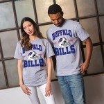 Junk Food Clothing x NFL - Buffalo Bills - Team Helmet - Unisex Adult Short Sleeve Fan T-Shirt for Men and Women - Size XX-Large