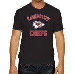 Team Fan Apparel NFL Adult Gameday T-Shirt - Cotton Blend - Tagless - Semi-Fitted - Unleash Your Team Spirit During Game Day (Kansas City Chiefs - Black, X-Large)