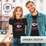 Team Fan Apparel NFL Adult Gameday T-Shirt - Cotton Blend - Tagless - Semi-Fitted - Unleash Your Team Spirit During Game Day (Kansas City Chiefs - Black, X-Large)