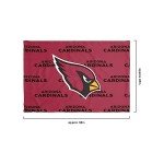 FOCO Arizona Cardinals NFL Team Color Big Logo Standard 2 Pack Pillowcases