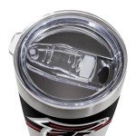Rico Industries NFL Football Atlanta Falcons 20oz Stainless Steel Tumbler with Lid - Great For Coffee, Tea, Water or Cocktails