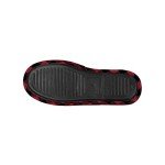 FOCO Atlanta Falcons Sherpa Lined Buffalo Check Memory Foam Slipper - XL