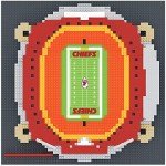 FOCO NFL Kansas City Chiefs 3D BRXLZ Stadium Building Block Set3D BRXLZ Stadium Building Block Set, Team Color, One Size