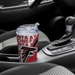 Rico Industries NFL Football Atlanta Falcons 24oz Acrylic Tumbler with Hinged Lid