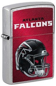 Zippo NFL Atlanta Falcons Helmet Street Chrome Pocket Lighter