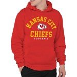 Junk Food Clothing x NFL - Kansas City Chiefs - Classic Team Logo - Unisex Adult Pullover Fleece Hoodie for Men and Women - Size X-Large