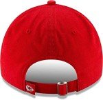 New Era Women's NFL Core Classic 9TWENTY Adjustable Hat Cap One Size Fits All (Kansas City Chiefs Red)